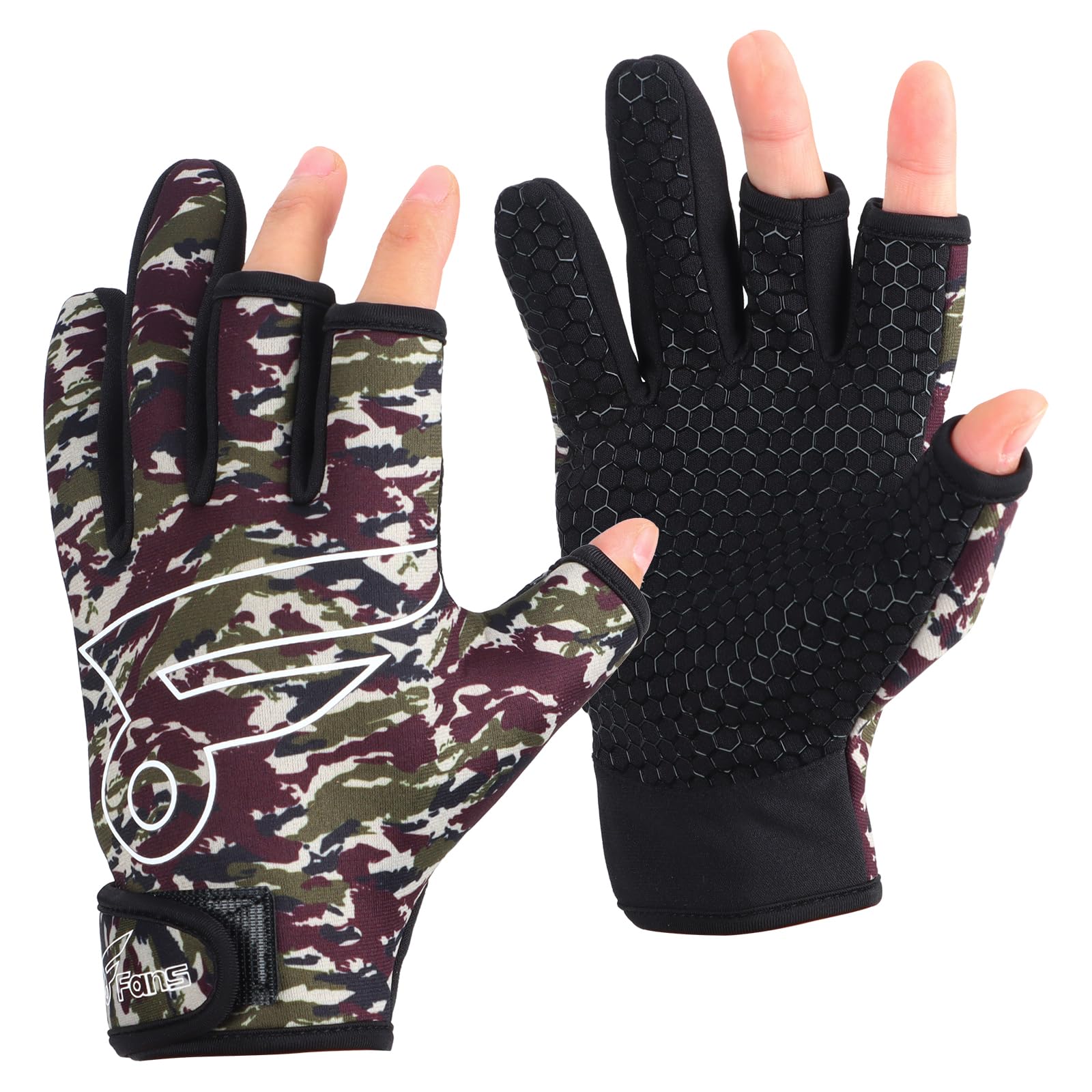 Women'S Kayak Accessories - قفازات صيد السمك 8 مراوح -