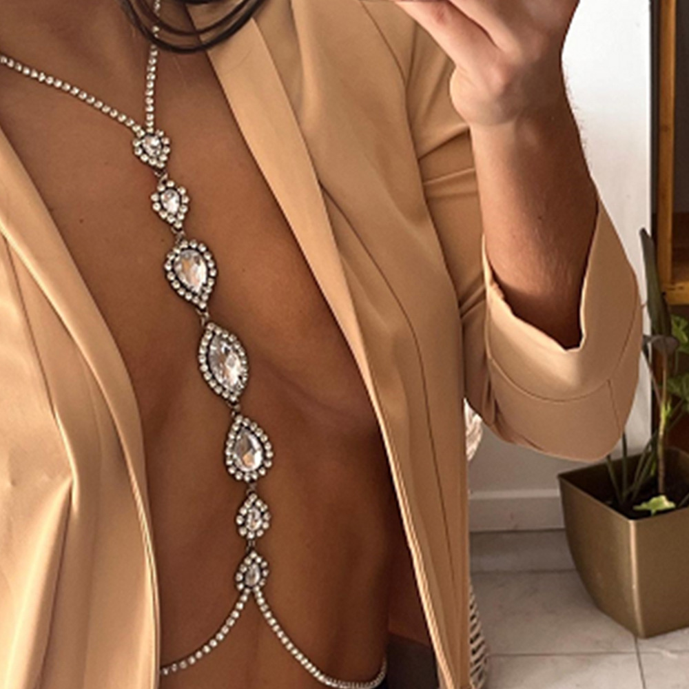 مثير قطرة الماء الصدر سلسلة لل - مراجعة Women Accessories Dropshipping وسعره