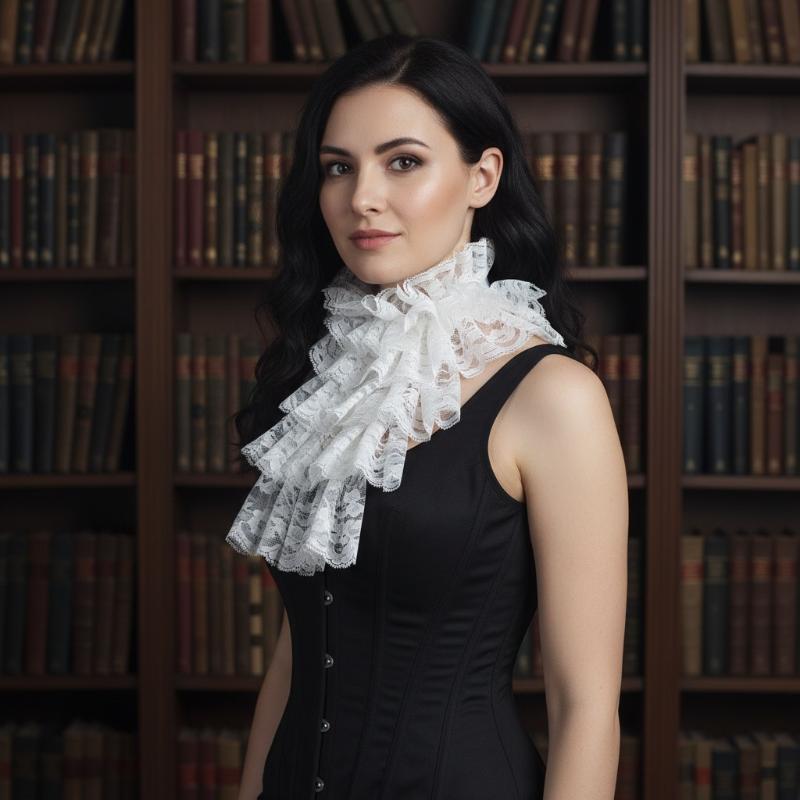 طقم زي تنكري أنيق بياقة جابو د - مراجعة Women'S Victorian Era Accessories وسعره