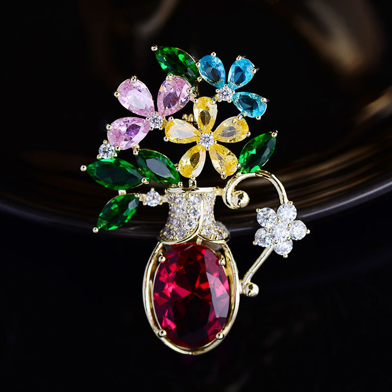 أوكيلي دبابيس بروش أنيقة للقبع - مراجعة Women Accessories Bouquet وسعره