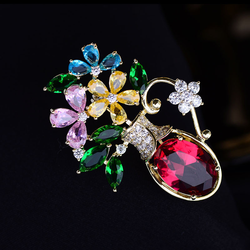 أوكيلي دبابيس بروش أنيقة للقبع - مراجعة Women Accessories Bouquet وسعره