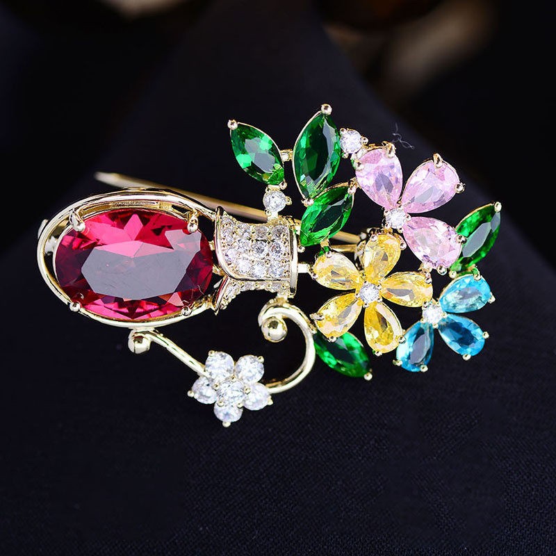 أوكيلي دبابيس بروش أنيقة للقبع - مراجعة Women Accessories Bouquet وسعره