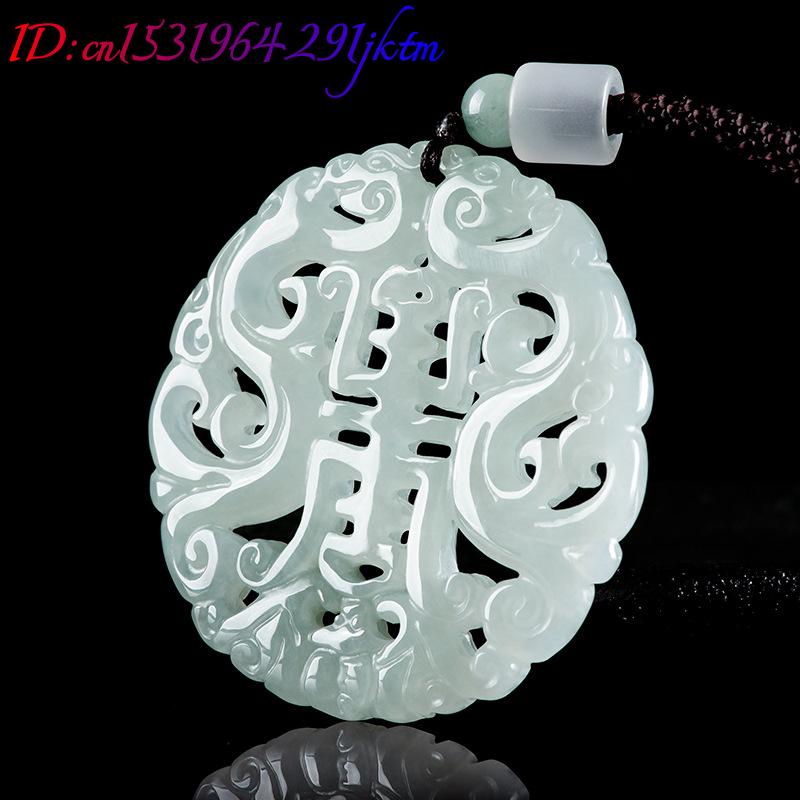 قلادة التنين من اليشم البورمي، - مراجعة Accessories Woman وسعره