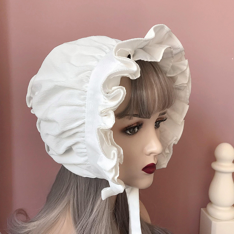 خادمة بونيه قبعة لوليتا فتاة ت - مراجعة Women'S Victorian Era Accessories وسعره