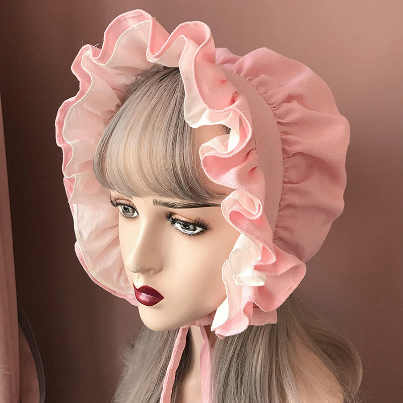 خادمة بونيه قبعة لوليتا فتاة ت - مراجعة Women'S Victorian Era Accessories وسعره