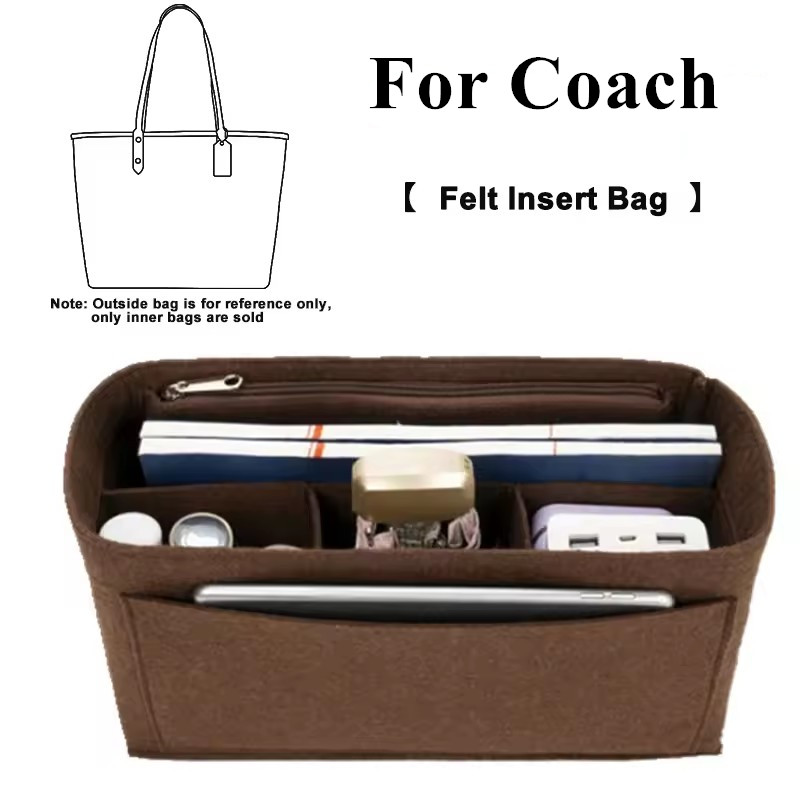 منظم حقيبة من اللباد مع جيوب د - مراجعة Women'S Accessories Coach وسعره
