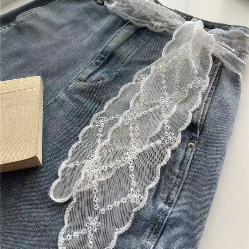 حزام دانتيل أبيض أنيق للنساء،  - مراجعة Accessories Woman وسعره