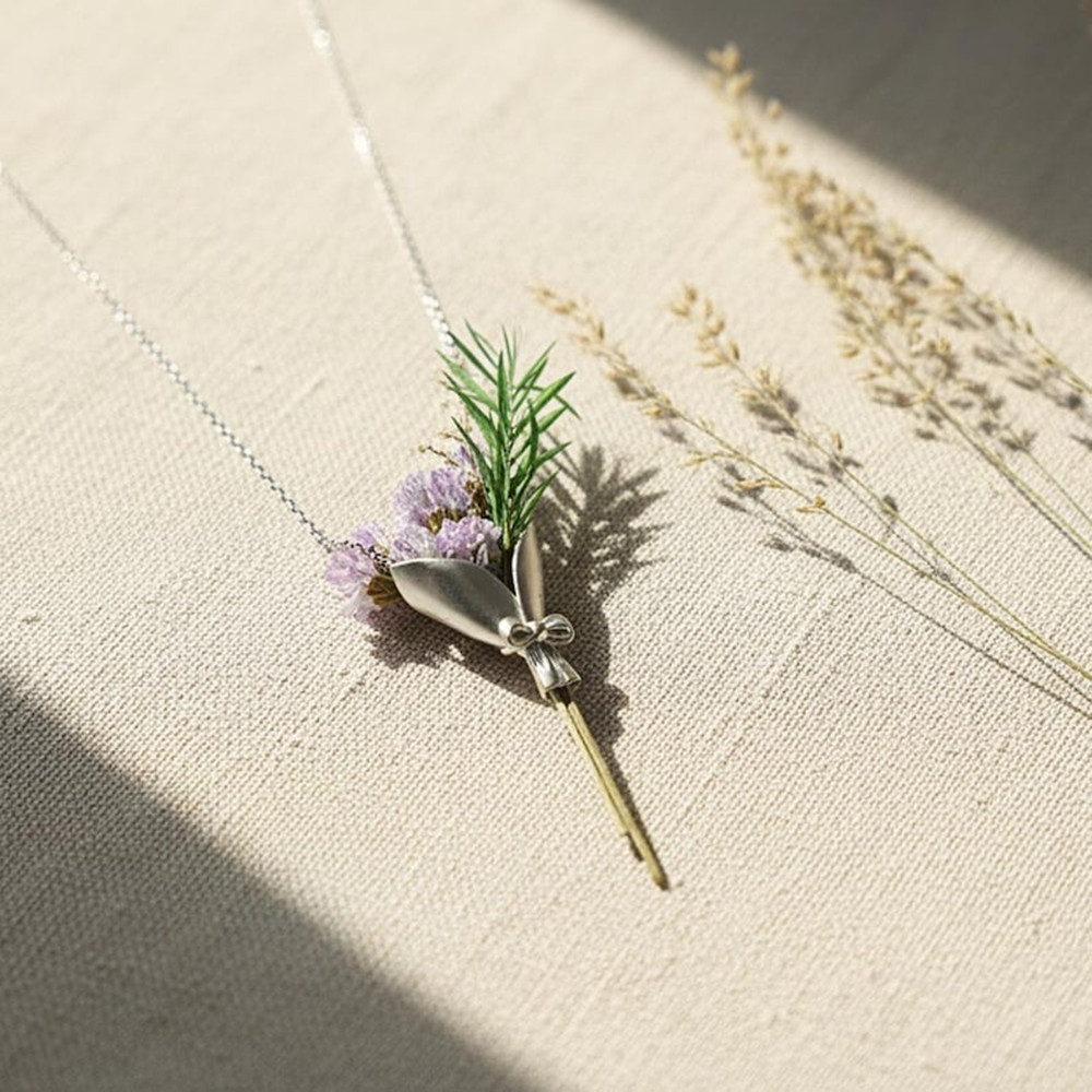 قلادة زهور إبداعية أنيقة متعدد - مراجعة Women Accessories Bouquet وسعره