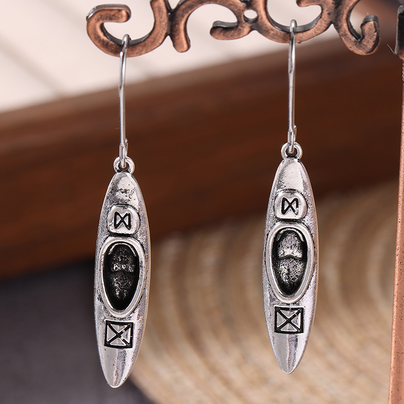 أقراط نسائية إبداعية على شكل ق - مراجعة Women'S Kayak Accessories وسعره