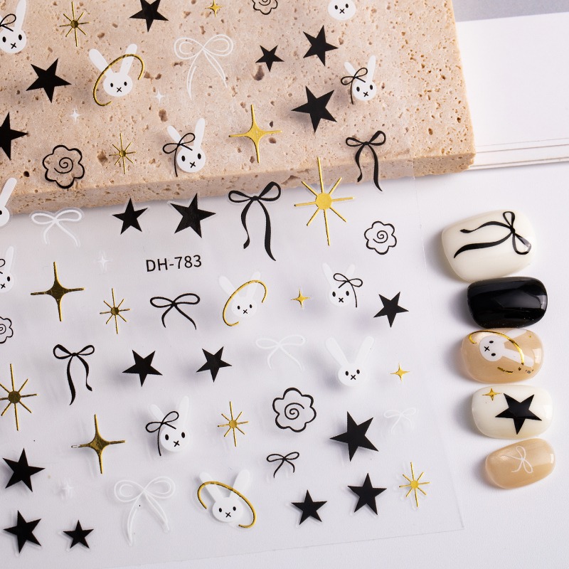 ملصقات أظافر على شكل فيونكة ال - مراجعة Women'S Essential Accessories وسعره