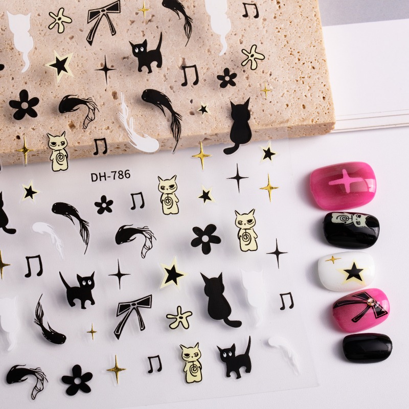 ملصقات أظافر على شكل فيونكة ال - مراجعة Women'S Essential Accessories وسعره