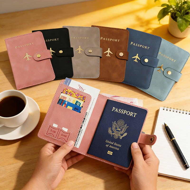 حافظة جواز سفر جلدية للسفر، مح - مراجعة Women'S Essential Accessories وسعره