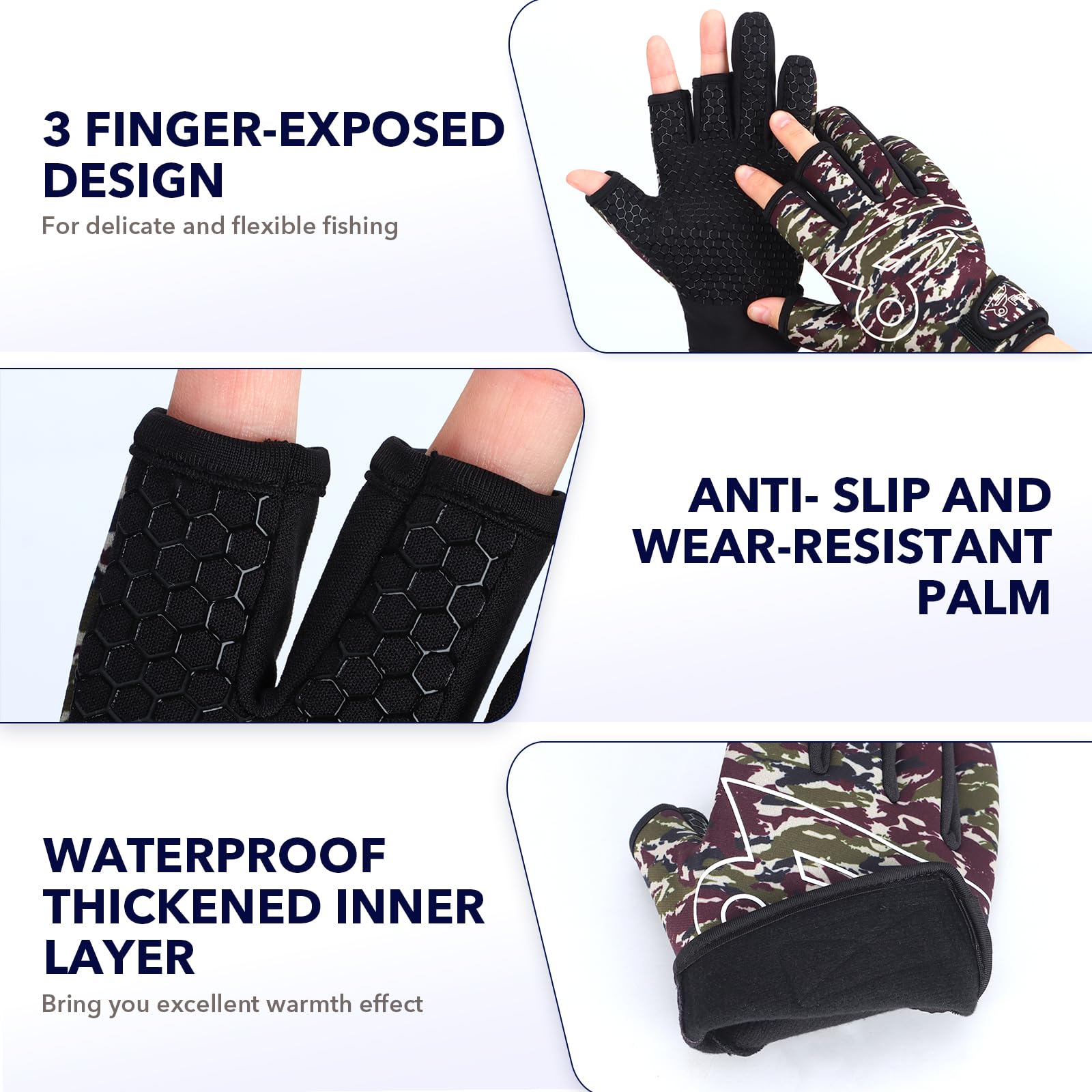 قفازات صيد السمك 8 مراوح - قفا - مراجعة Women'S Kayak Accessories وسعره