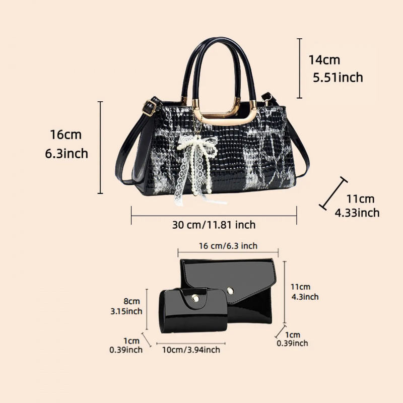 مجموعة حقائب يد نسائية، حقيبة  - مراجعة Women Accessories To Gift وسعره