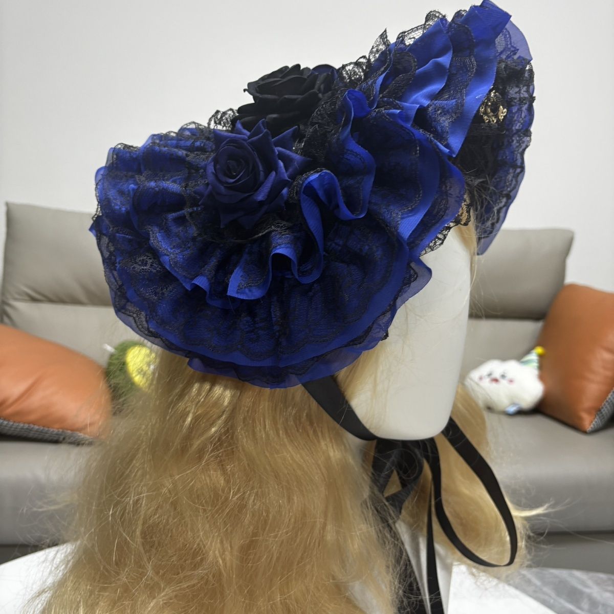 قبعة قوطية أصلية باللون الأسود - مراجعة Women'S Victorian Era Accessories وسعره